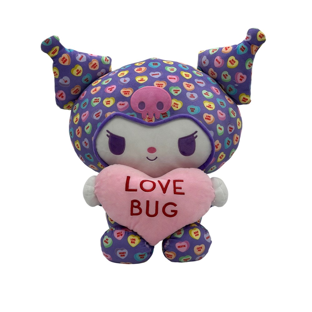 Hello Kitty Sweethearts Sanrio Kuromi Love Bug Hearts Large 22" Plush
